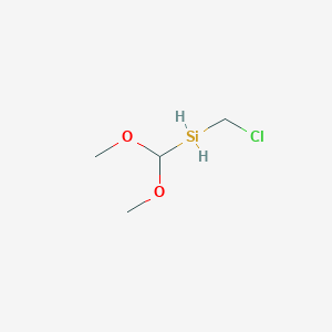 molecular formula C4H11ClO2Si B8746307 Chloromethyldimethoxymethylsilane 