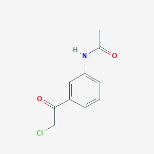 molecular formula C10H10ClNO2 B8746448 N-[3-(2-chloroacetyl)phenyl]acetamide 