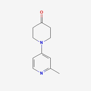 molecular formula C11H14N2O B8746474 1-(2-Methyl-4-pyridyl)-4-piperidone 