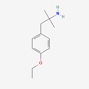 molecular formula C12H19NO B8746492 1-(4-Ethoxyphenyl)-2-methylpropan-2-amine 