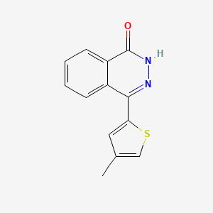 molecular formula C13H10N2OS B8746574 4-(4-Methylthiophen-2-yl)phthalazin-1(2H)-one CAS No. 149549-11-1