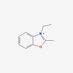 molecular formula C10H12NO+ B8746584 3-Ethyl-2-methyl-1,3-benzoxazol-3-ium CAS No. 42846-14-0