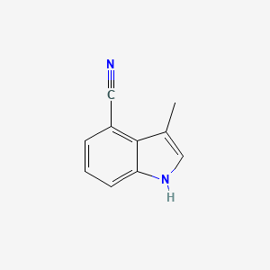 3-methyl-1H-indole-4-carbonitrile