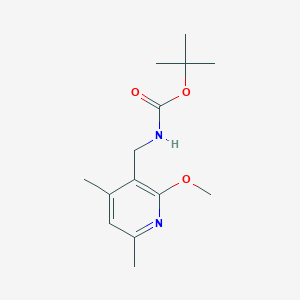 molecular formula C14H22N2O3 B8746733 Tert-butyl [(2-methoxy-4,6-dimethylpyridin-3-yl)methyl]carbamate 