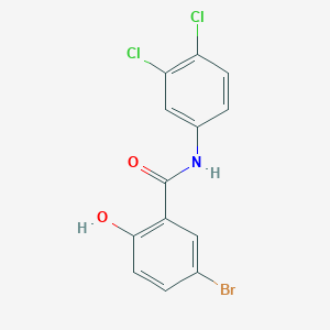 molecular formula C13H8BrCl2NO2 B8746797 5-bromo-N-(3,4-dichlorophenyl)-2-hydroxybenzamide CAS No. 6137-51-5