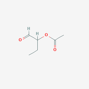 molecular formula C6H10O3 B8746925 1-Oxobutan-2-yl acetate CAS No. 5921-90-4