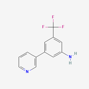 3-(Pyridin-3-yl)-5-(trifluoromethyl)benzenamine