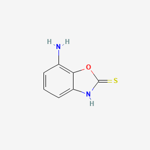 molecular formula C7H6N2OS B8746995 7-Aminobenzo[D]oxazole-2-thiol 
