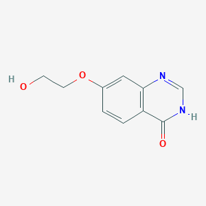 molecular formula C10H10N2O3 B8747063 7-(2-Hydroxyethoxy)quinazolin-4(1H)-one 