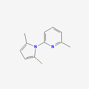 molecular formula C12H14N2 B8747210 2-(2,5-dimethyl-1H-pyrrol-1-yl)-6-methylpyridine CAS No. 32570-89-1