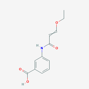 molecular formula C12H13NO4 B8747215 3-[(3-Ethoxyacryloyl)amino]benzoic acid 