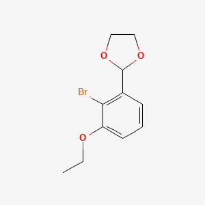 2-(2-Bromo-3-ethoxyphenyl)-1,3-dioxolane