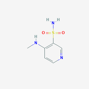 molecular formula C6H9N3O2S B8747410 4-Methylaminopyridine-3-sulfonamide 
