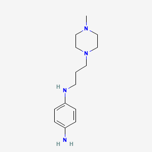 N~1~-[3-(4-Methylpiperazin-1-yl)propyl]benzene-1,4-diamine
