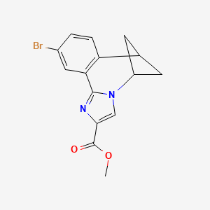 Methyl 10-bromo-6,7-dihydro-5H-5,7-methanobenzo[c]imidazo[1,2-a]azepine-2-carboxylate