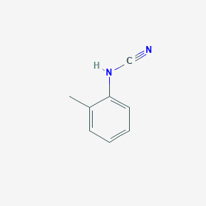 molecular formula C8H8N2 B8747486 (2-Methylphenyl)cyanamide CAS No. 10532-63-5