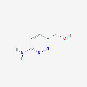 molecular formula C5H7N3O B8747494 (6-Aminopyridazin-3-yl)methanol 
