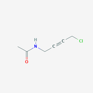 molecular formula C6H8ClNO B8747516 N-(4-Chlorobut-2-yn-1-yl)acetamide CAS No. 29052-82-2