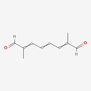 molecular formula C10H12O2 B8747524 2,7-Dimethylocta-2,4,6-trienedial CAS No. 3049-35-2