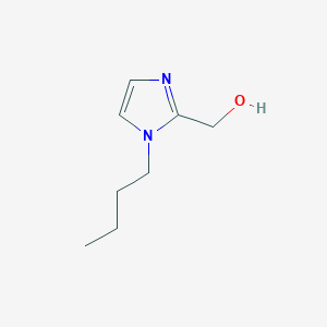 molecular formula C8H14N2O B8747531 1-Butyl-2-hydroxymethylimidazole 
