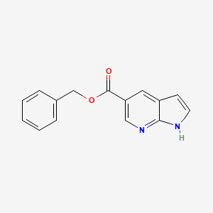 molecular formula C15H12N2O2 B8747573 Benzyl 1H-pyrrolo[2,3-b]pyridine-5-carboxylate CAS No. 858116-68-4