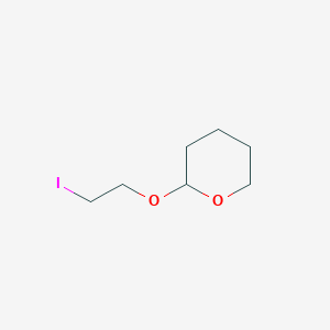 molecular formula C7H13IO2 B8747680 2-(2-iodoethoxy)tetrahydro-2H-pyran CAS No. 96388-83-9