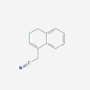 molecular formula C12H11N B8747696 2-(3,4-Dihydronaphthalen-1-yl)acetonitrile 