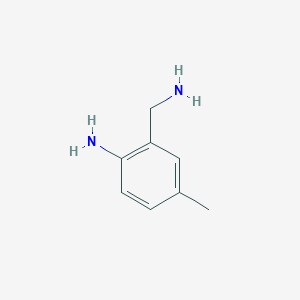 molecular formula C8H12N2 B8747697 6-Amino-3-methylbenzylamine CAS No. 263713-35-5