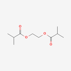 molecular formula C10H18O4 B8747707 2-(2-Methylpropanoyloxy)ethyl 2-methylpropanoate CAS No. 7402-23-5