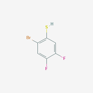 molecular formula C6H3BrF2S B8747728 2-Bromo-4,5-difluorothiophenol 