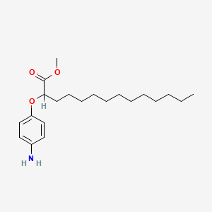 Methyl 2-(p-aminophenoxy)myristate