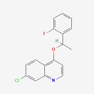 7-Chloro-4-[1-(2-fluorophenyl)ethoxy]quinoline