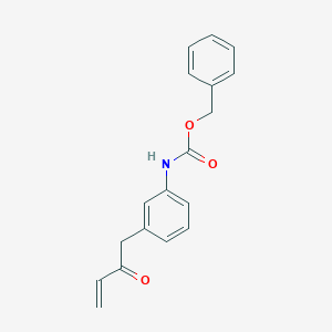 molecular formula C18H17NO3 B8747819 Benzyl [3-(2-oxobut-3-en-1-yl)phenyl]carbamate 