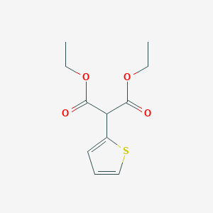 molecular formula C11H14O4S B8747923 Diethyl (thiophen-2-yl)propanedioate CAS No. 88798-28-1