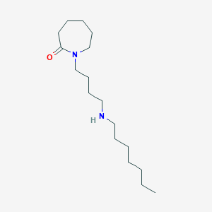 B8748013 1-[4-(Heptylamino)butyl]azepan-2-one CAS No. 113855-12-2