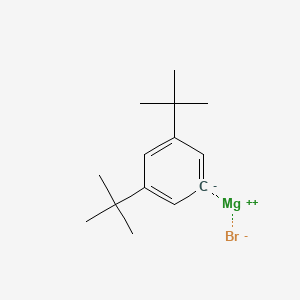molecular formula C14H21BrMg B8748098 Magnesium, [3,5-bis(1,1-dimethylethyl)phenyl]bromo- 