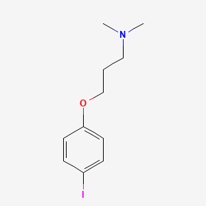 molecular formula C11H16INO B8748102 3-(4-iodophenoxy)-N,N-dimethylpropan-1-amine 