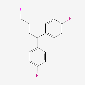 1,1'-(4-Iodobutylidene)bis(4-fluorobenzene)