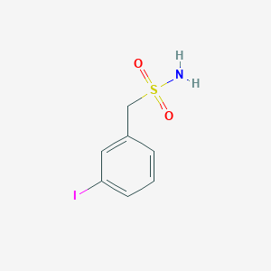 molecular formula C7H8INO2S B8748120 (3-Iodophenyl)methanesulfonamide 