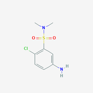 molecular formula C8H11ClN2O2S B087482 5-氨基-2-氯-N,N-二甲基苯磺酰胺 CAS No. 10475-06-6