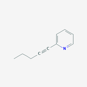 molecular formula C10H11N B8748226 2-(Pent-1-ynyl)pyridine 