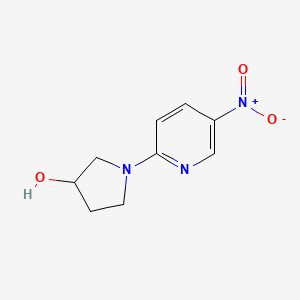 molecular formula C9H11N3O3 B8748235 1-(5-Nitropyridin-2-yl)pyrrolidin-3-ol 