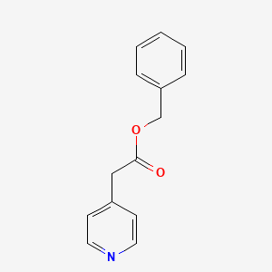 molecular formula C14H13NO2 B8748252 Benzyl 2-pyridin-4-ylacetate CAS No. 380830-50-2