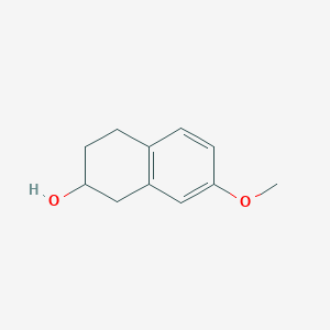 molecular formula C11H14O2 B8748256 7-Methoxy-1,2,3,4-tetrahydronaphthalen-2-ol 