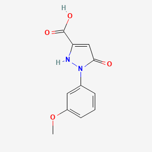 5-hydroxy-1-(3-methoxyphenyl)-1H-pyrazole-3-carboxylicacid