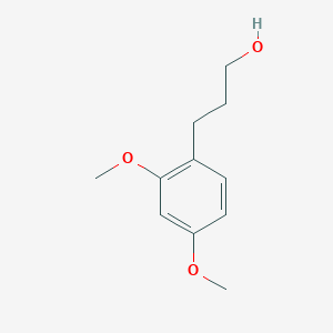 molecular formula C11H16O3 B8748383 3-(2,4-Dimethoxyphenyl)propan-1-ol 