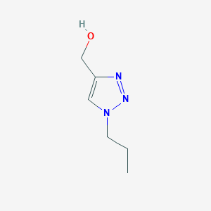 molecular formula C6H11N3O B8748399 4-Hydroxymethyl-1-propyl-1,2,3-triazole 