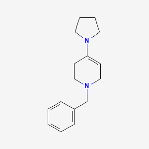 1-Benzyl-4-(1-pyrrolidinyl)-1,2,3,6-tetrahydropyridine