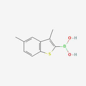 molecular formula C10H11BO2S B8748455 (3,5-Dimethylbenzo[b]thiophen-2-yl)boronic acid 
