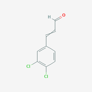 molecular formula C9H6Cl2O B8748548 3,4-Dichlorocinnamaldehyde 